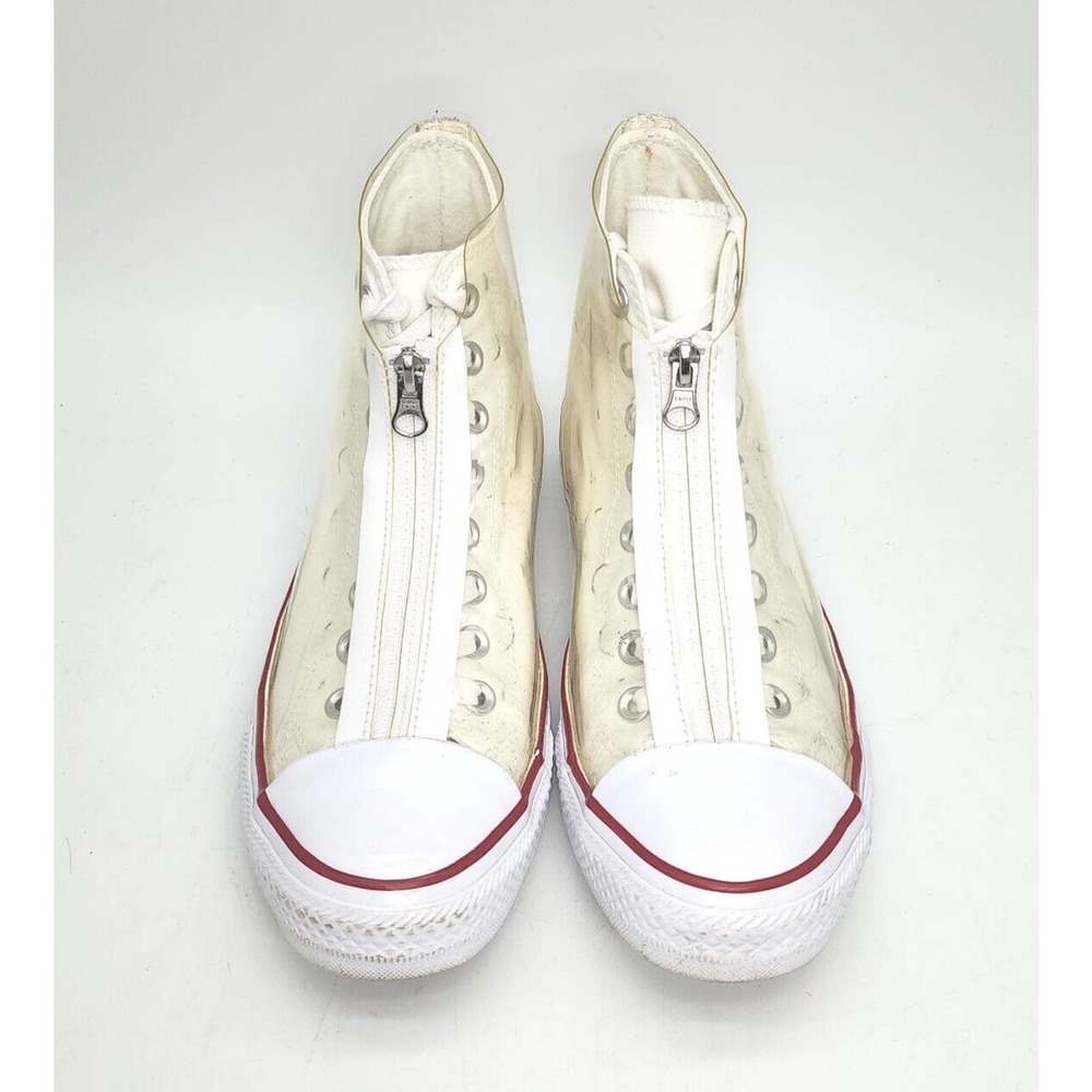 Converse Chuck Taylor Hi Top Sneakers Women Size 9 Vinyl Cover Shroud w/Zip Mint